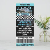 Invitation Monster Truck Shark (Debout devant)