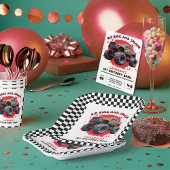 Invitation Monster Truck Smash Red 1er anniversaire fête