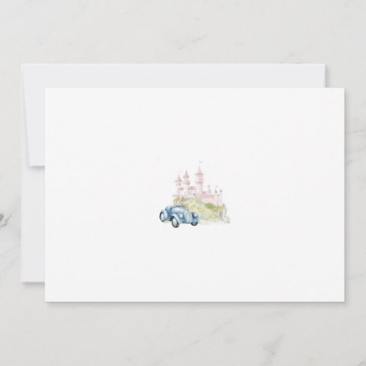 Invitation Monster Trucks and Princesses Joint Anniversaire (Dos)