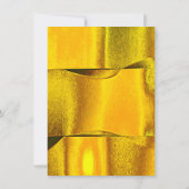 Invitation Monstera Cadre Doré Tropical Luxe (Dos)