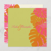 Invitation Monstère PixDezines, film tropical (Devant / Derrière)