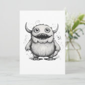 Invitation monstre (Debout devant)