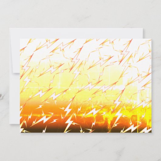 Invitation Monstre de Frankenstein Cache-Cache (Dos)