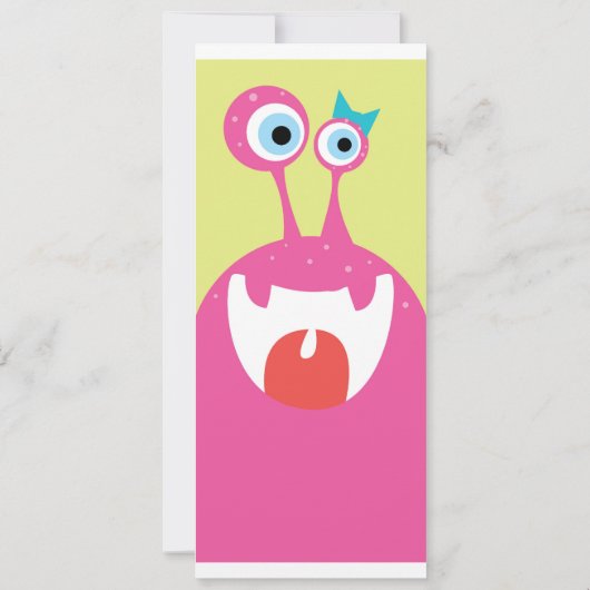 Invitation Monstre Google (Dos)