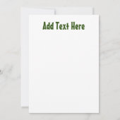 Invitation Monstres caractères mignons Motif d'Halloween (Dos)