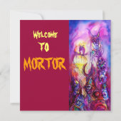 INVITATION MONSTRES HALLOWEEN / GUERRE DE L'ORK (Dos)