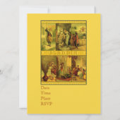 Invitation Montage vintage de Noël d'Aladdin (Dos)