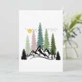 INVITATION MONTAGNE ET ARBRES CALME NATURE (Debout devant)