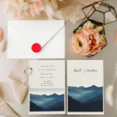 Invitation Montagnes Blue Ridge, personnalisable