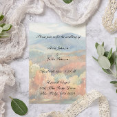 Invitation Montagnes Blue Ridge, personnalisable