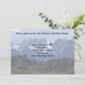 Invitation Montagnes enneigées de Lone Pine (Debout devant)