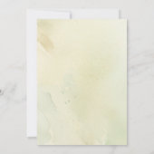 Invitation Montagnes Forêt Fog Soirée Paysage Baptême (Dos)