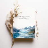 Invitation Montagnes Glacier Montana Mariage