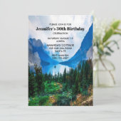 Invitation Montagnes rustiques de campagne Paysage naturel Sc (Debout devant)