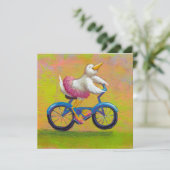 Invitation Monte au considérant - art de vélo d'oiseau de (Debout devant)