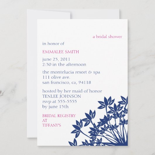 Invitation MONTELUCIA Invitation-fuchsia n2vy (Devant)