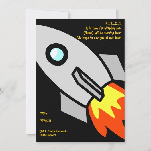 Invitation montez en flèche, 4… 3… 2… 1 ! Il est temps pour (Devant)