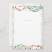 Invitation Montez et brille c'est Donut Time First Birthday (Dos)