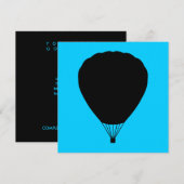 Invitation montgolfière (Devant / Derrière)