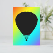 Invitation montgolfière (Debout devant)