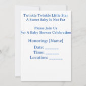 Invitation Montgolfière Ourson Fête de Naissance 🧸 (Dos)