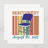 Invitation Montgomery Brawl Folding Chair 5 août 2023 (Devant / Derrière)