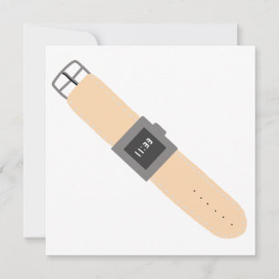 Invitation Montre intelligente numérique minimaliste Sangle e