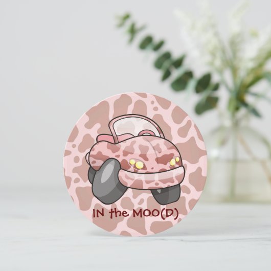 Invitation Moo Car (Debout devant)