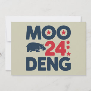 Invitation Moo Deng 2024 Moo Deng Moo Deng Bébé Hippopotame M