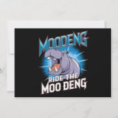 Invitation MOO DENG Hippo Ride Le MOO DENG (Devant)