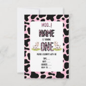 Invitation Moo je vais en tourner un (Devant)