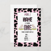 Invitation Moo je vais en tourner un (Devant / Derrière)