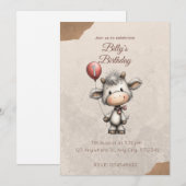 Invitation Moo Magic : Édition premier âge ! (Devant / Derrière)