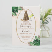 Invitation Moo Moo's & Margaritas Birthday (Debout devant)