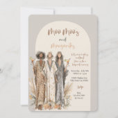 Invitation Moo Moo's & Margaritas Impression Animale (Devant)