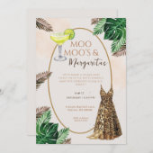 Invitation Moo Moo's & Margaritas Soirée (Devant / Derrière)