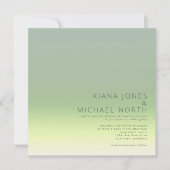 Invitation Mood Gradient Mariage Spring Meadow ID741 (Devant)