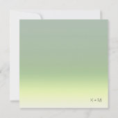 Invitation Mood Gradient Mariage Spring Meadow ID741 (Dos)