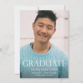 Invitation Mood Photo Graduation Party Vertical (Devant)