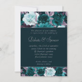 Invitation Moody Boho | Gros Turquoise Turquoise Purple Garla (Devant)