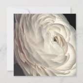 Invitation Moody Charm White Floral Fête des mariées (Dos)