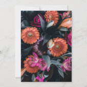 Invitation Moody Dark Floral (Dos)