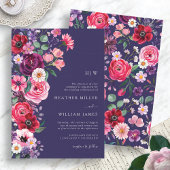 Invitation Moody Floral Mariage