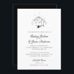 Invitation Moody foncé Bohemian Rustic Mountain Mariage<br><div class="desc">Dark Moody Bohemian Rustic Mountain Faire-part de mariage présente une montagne de style bohème avec un arrière - plan noir d'invitation. Il est parfait pour moody, bohème, western, rustique, boho, montagne, mariage à thème sombre. Si vous avez besoin d'aide ou de produits correspondants, veuillez me contacter. Je suis heureux de...</div>