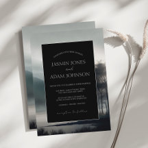 Moody Mountain Dark esthétique Mariage bois