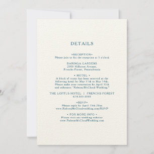 Invitation Moody Ocean Watercolor Sent Ecru Tout En Un