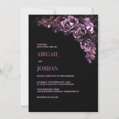 Invitation Moody Pink FlorMariage (Devant)