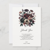 Invitation Moody Rustic Garden Florals Mariage bohémien (Devant)