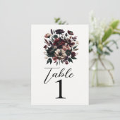 Invitation Moody Rustic Garden Florals Mariage bohémien (Debout devant)