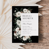 Invitation Moody Winter Floral Fête des mariées